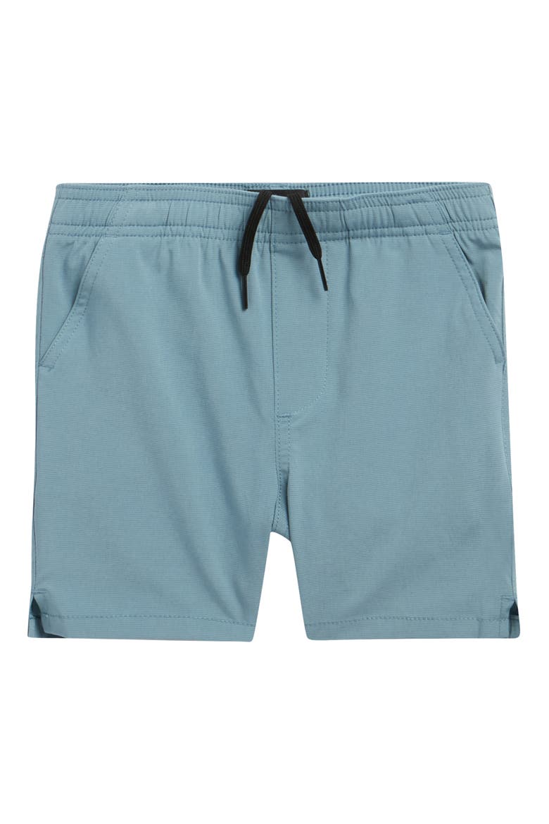 Kids' Crossfire Water Repellent Shorts, Main, color, WASHED BLUE HEATHE