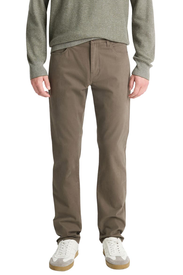 Dylan Slim Fit Peached Stretch Cotton Pants (Men) | Nordstrom