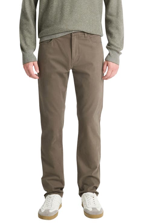 Dylan Slim Fit Peached Stretch Cotton Pants