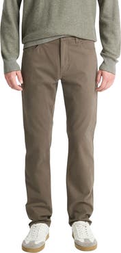 Vince Dylan Slim Fit Peached Stretch Cotton Pants
