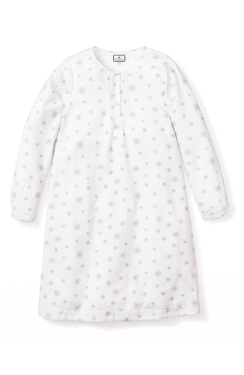 Petite Plume Winter Wonderland Cotton Nightgown, Main, color, 