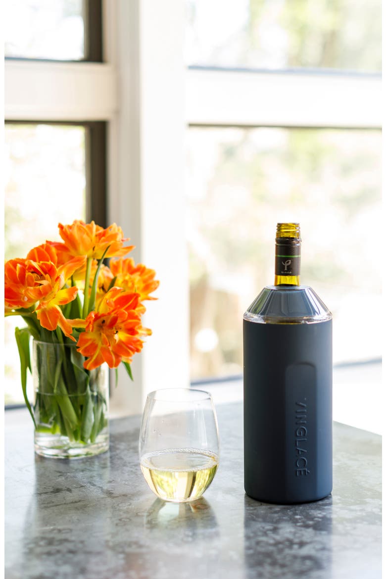 Wine Bottle Chiller & Tumbler Gift Set, Alternate, color, NAVY