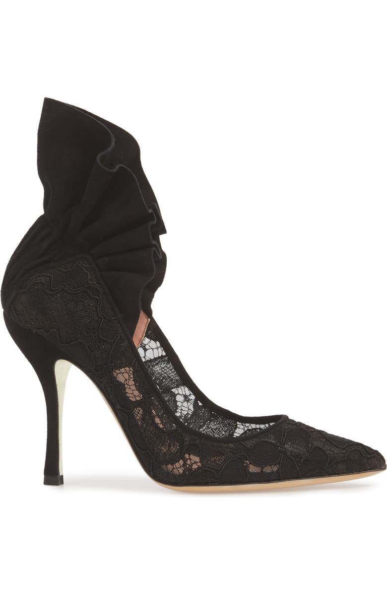 Dahlia Selva Frills for All Pointy Toe Pump, Alternate, color,