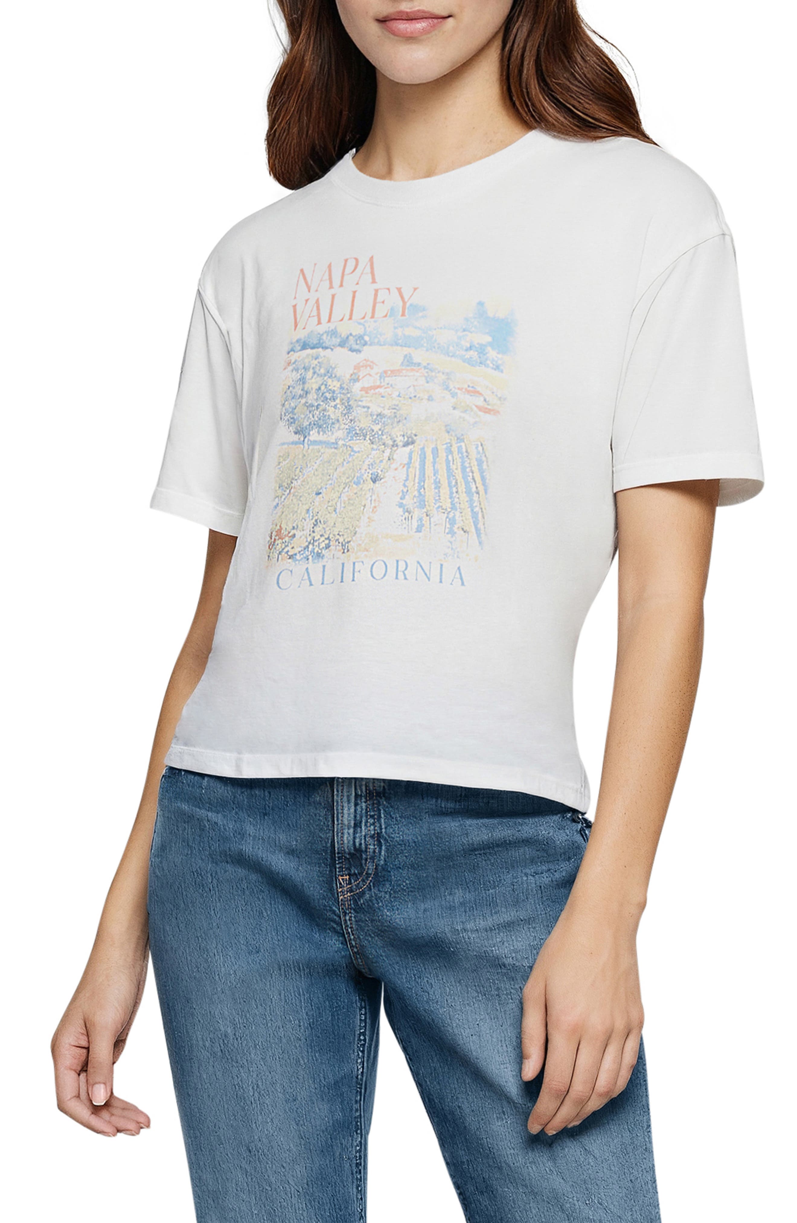 Wildfox Jamie Napa Valley Graphic T-Shirt