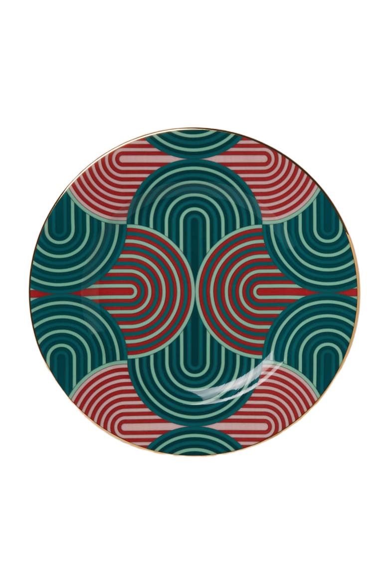Dessert Plates Set Of 6 Slinky Mix, Alternate, color, Slinky Mix