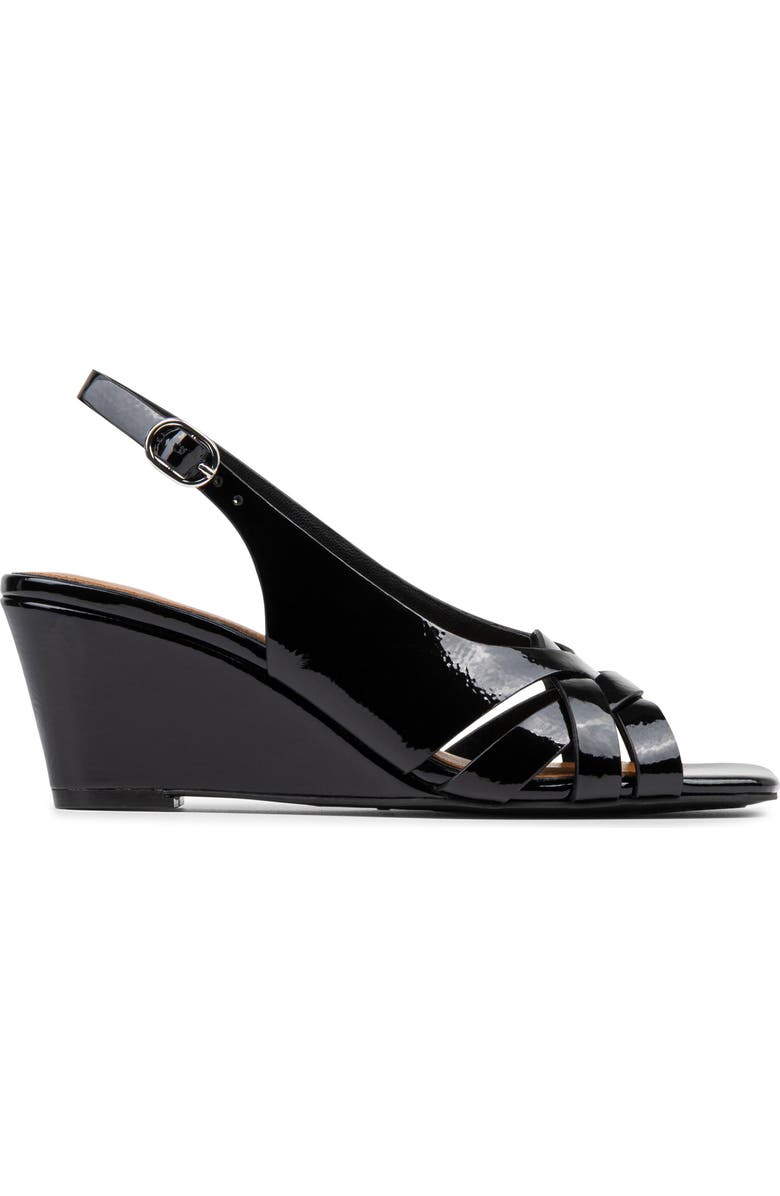 Donald Pliner Primm Slingback Wedge Sandal, Alternate, color, Black