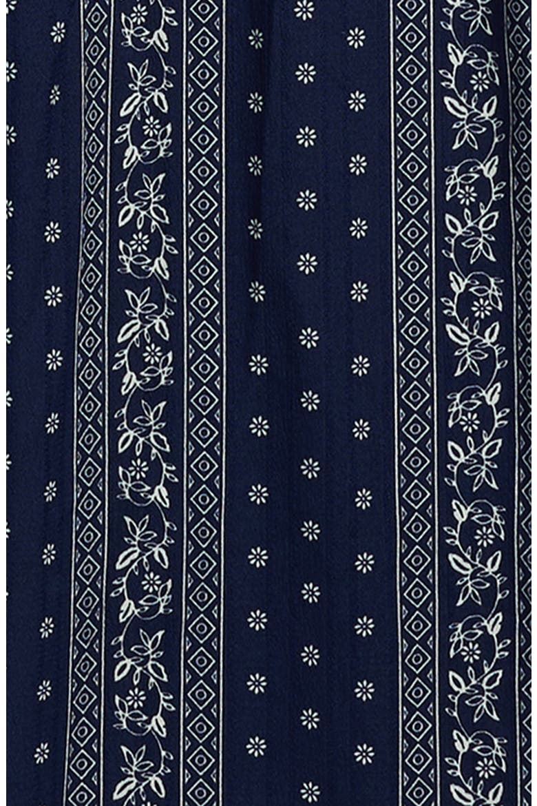 Kids' Bandana Print Jumpsuit, Alternate, color, NAVY MULTI