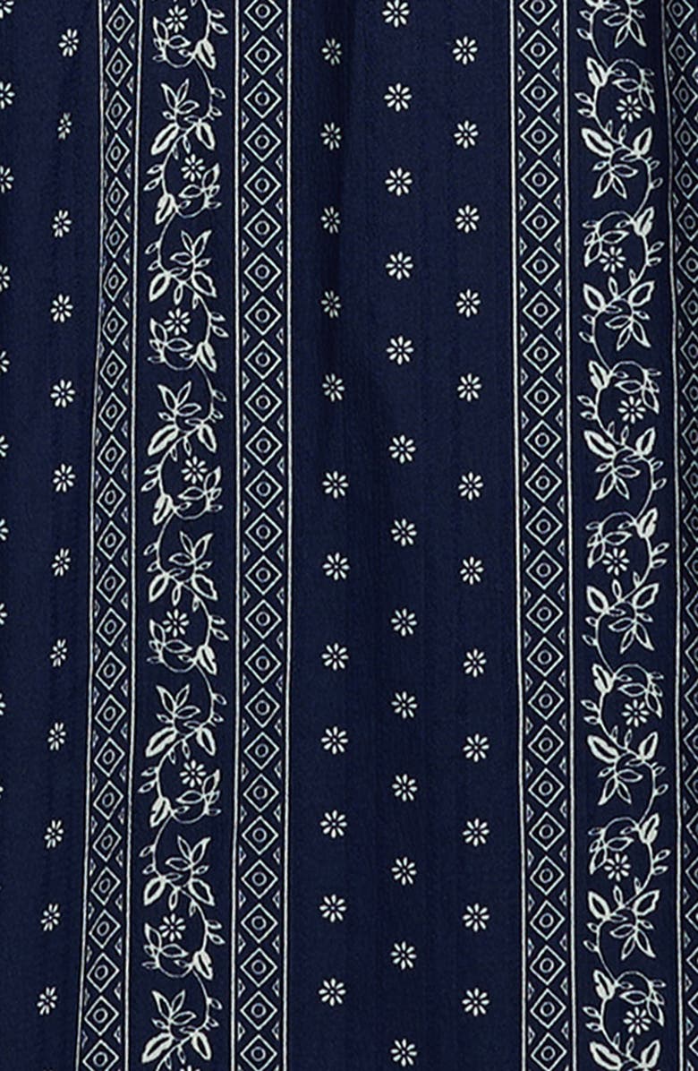 Truly Me Kids' Bandana Print Jumpsuit, Alternate, color, Navy Multi