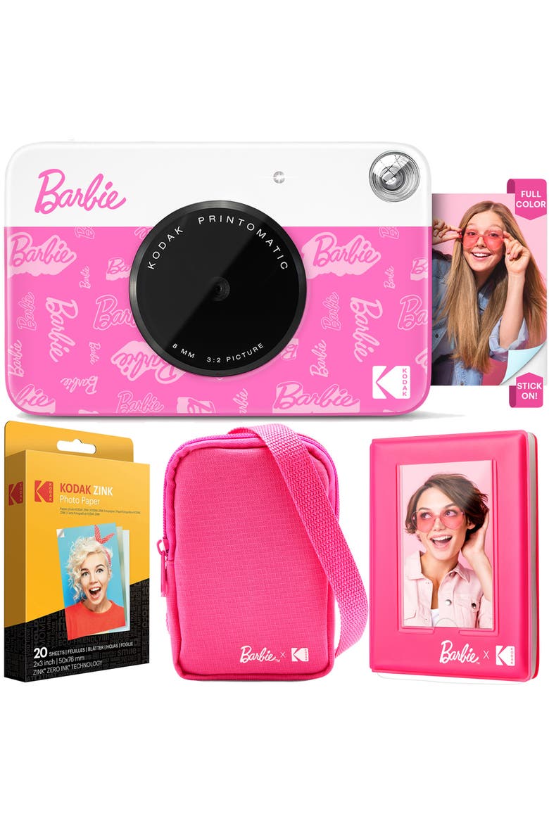 x Barbie Printomatic Camera Deluxe Bundle, Main, color, Light Pink