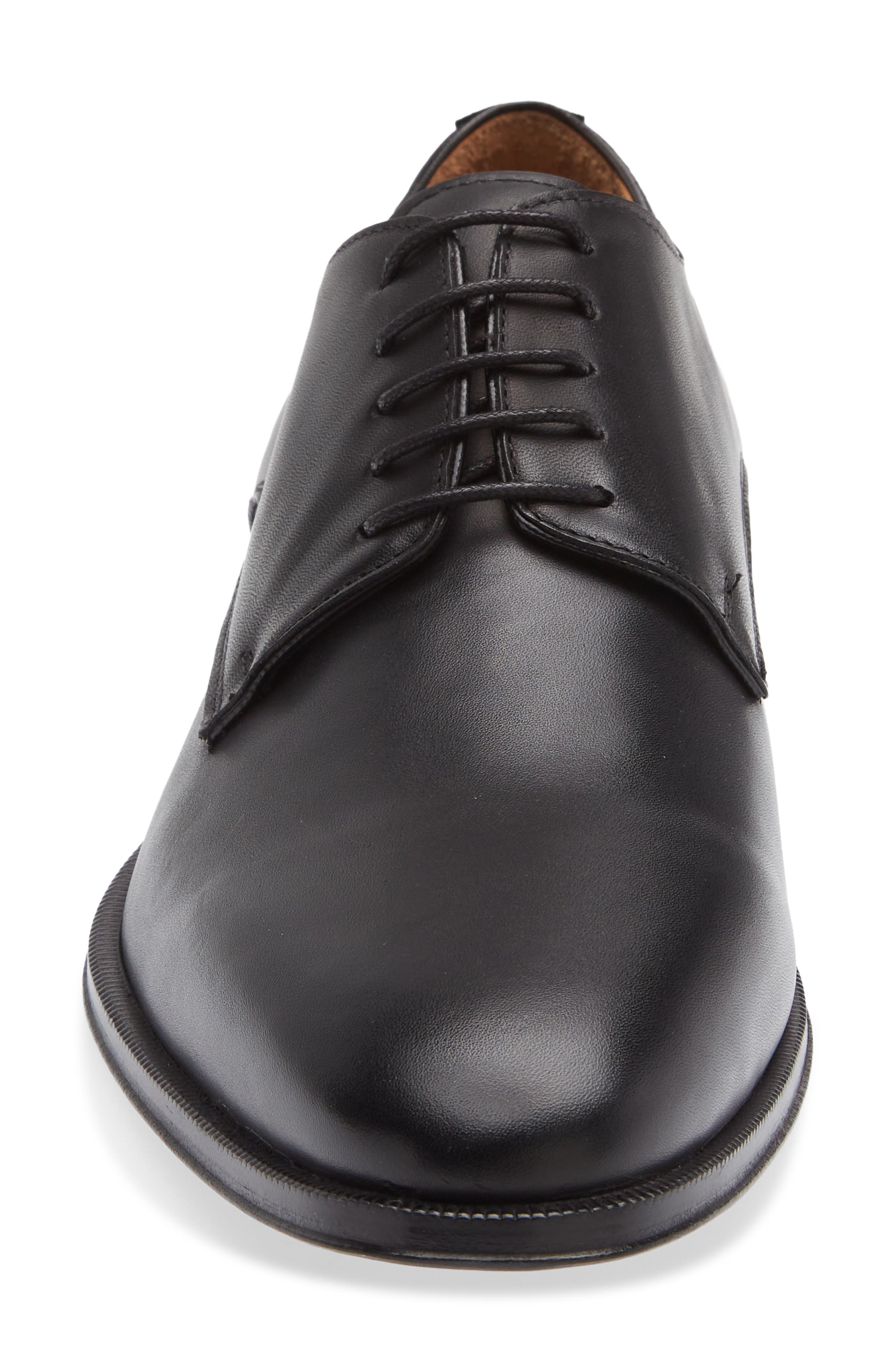 Natick Plain Toe Derby, Alternate, color, CRUST PAOLO BLACK