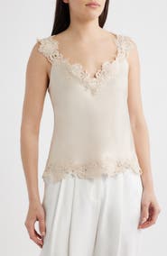 KOBI HALPERIN Faye Embroidered Sleeveless Top