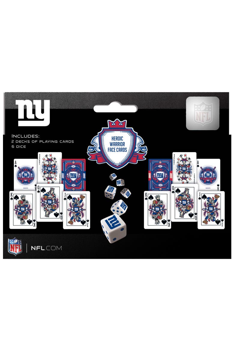 New York Giants Playing Cards & Dice, Alternate, color, Multicolor