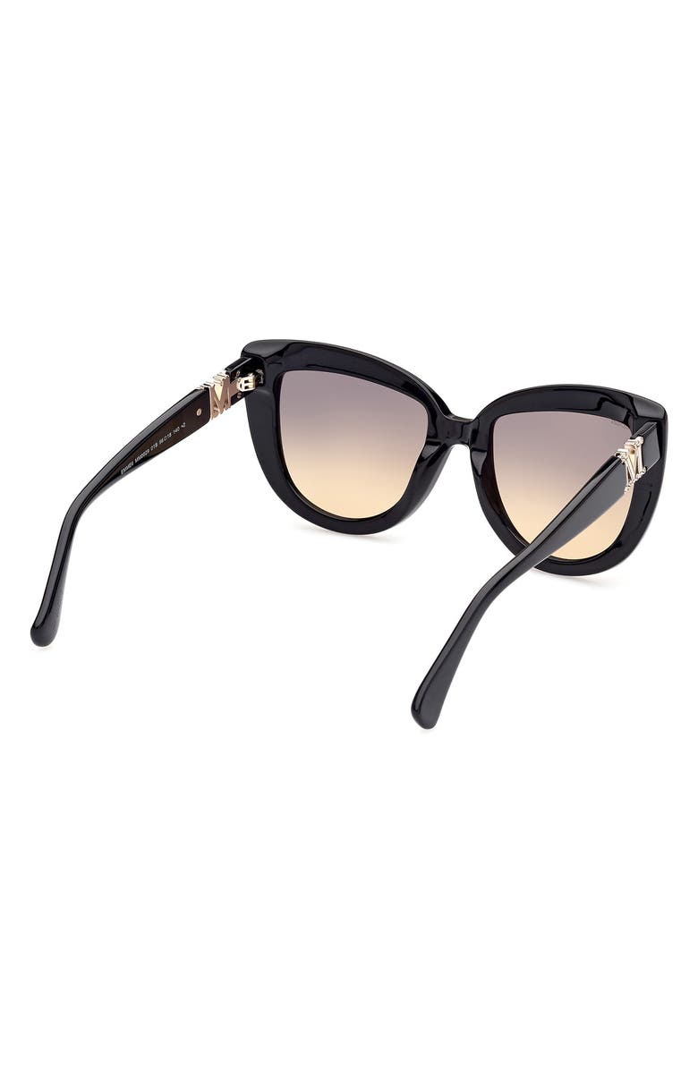 Max Mara 56mm Gradient Cat Eye Sunglasses, Alternate, color,