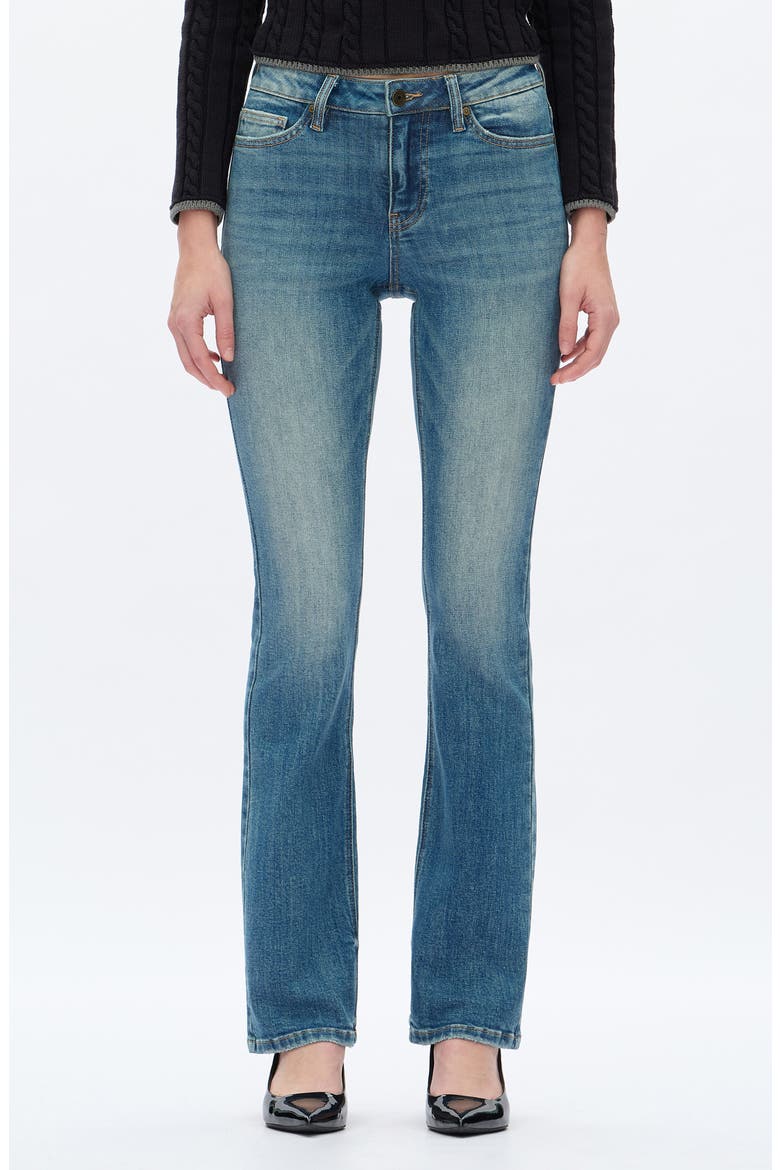 Mid Rise Bootcut Jeans, Main, color, RETRO MEDIUM BLUE