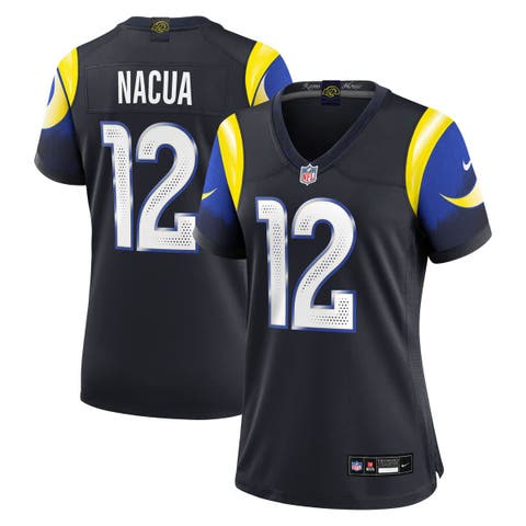 Women's Nike Puka Nacua Midnight Blue Los Angeles Rams 2025 Rivalries Collection Game Jersey