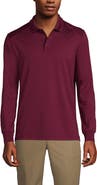 Lands' End School Uniform  Long Sleeve Rapid Dry Polo Shirt