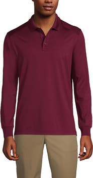 Lands' End School Uniform Long Sleeve Rapid Dry Polo Shirt