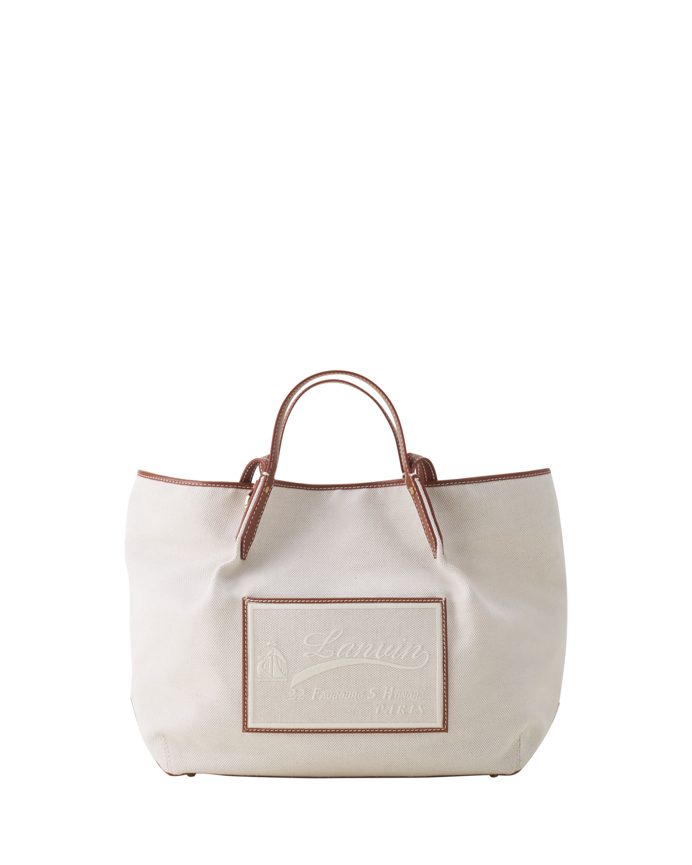 Lanvin Catch By Lanvin Canvas Tote Bag, Main, color, White
