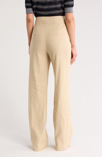 Cruz Pintuck Linen Blend Pants