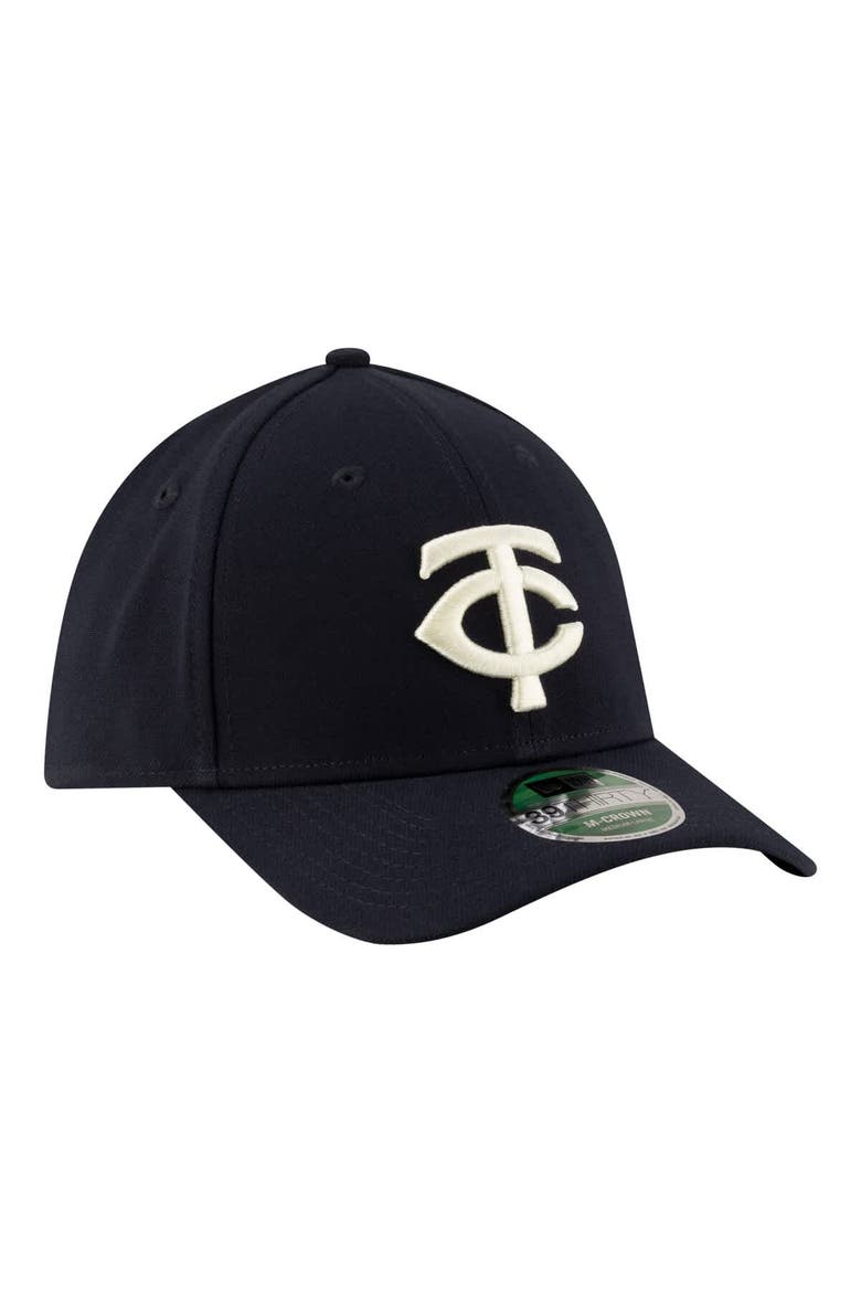 Men's New Era  Navy Minnesota Twins Alternate Player Replica 39THIRTY M-Crown Flex Hat, Alternate, color, Navy