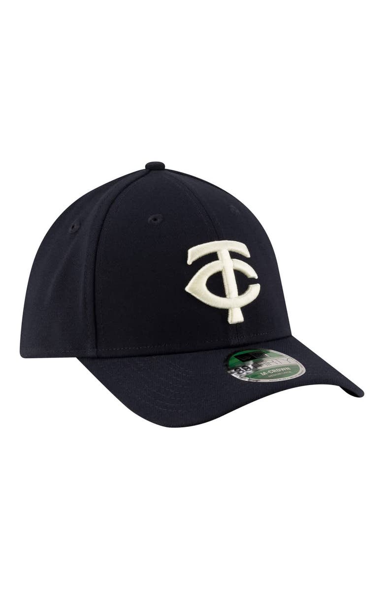 New Era Men's New Era Navy Minnesota Twins Alternate Player Replica 39THIRTY M-Crown Flex Hat, Alternate, color, Navy