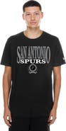 New Era Men's New Era Black San Antonio Spurs Chest Stamp T-Shirt