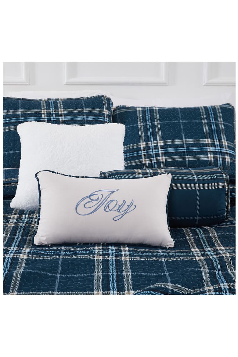 Vilano Plaid Quilt Bedding Set, Alternate, color, BLUE