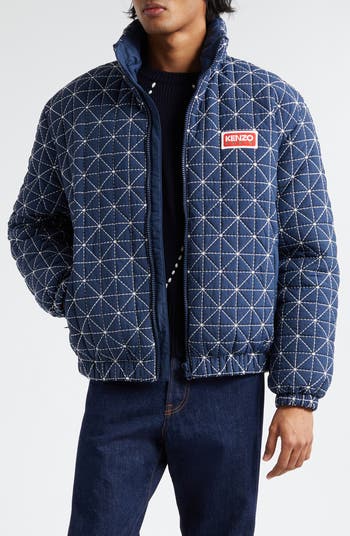 KENZO Sashiko Stitch Down Jacket | Nordstrom