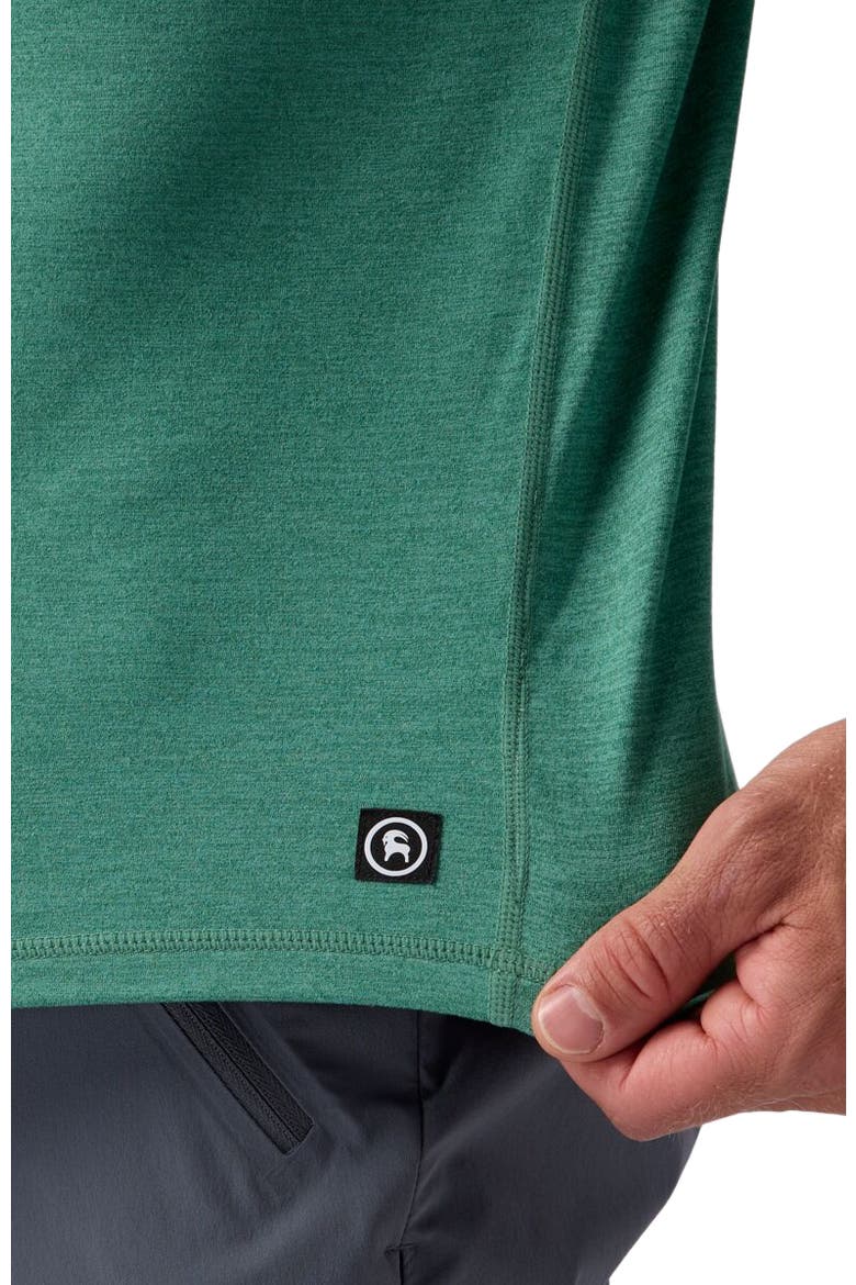 Destination 1/4-Zip Top - Men's, Alternate, color, Gearhead Green