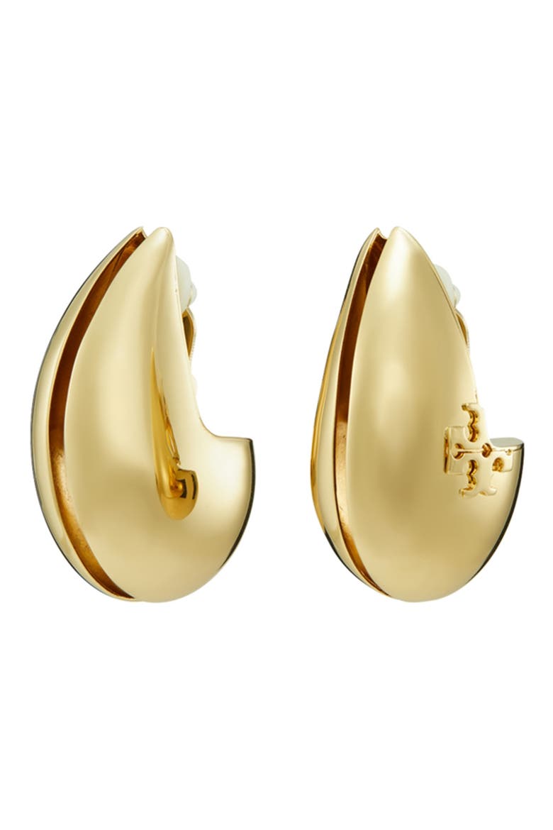 Wave Earrings, Alternate, color, LIGHT BRASS