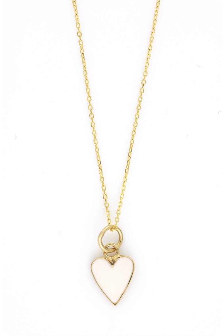 14K Gold Heart Pendant Necklace (Nordstrom Exclusive), Main, color, 14K YELLOW GOLD