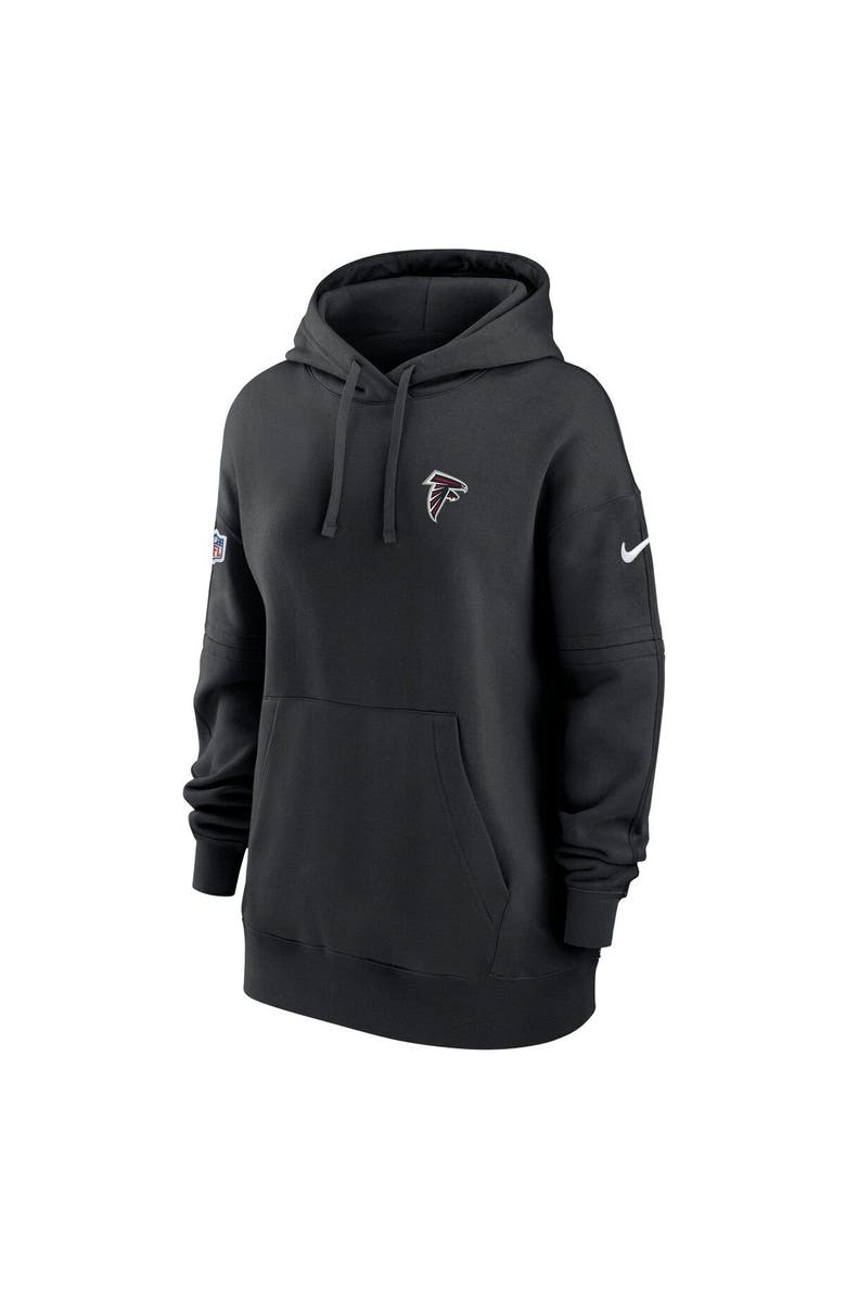 Nike Women's Nike Black Atlanta Falcons 2023 Sideline Club Fleece Pullover Hoodie, Alternate, color, Black