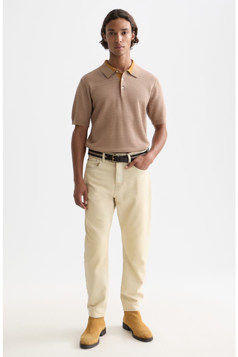 Structured Relaxed Polo, Alternate, color, AMPHORA
