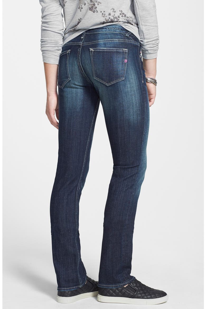 Straight Leg Jeans, Alternate, color, DARK WASH