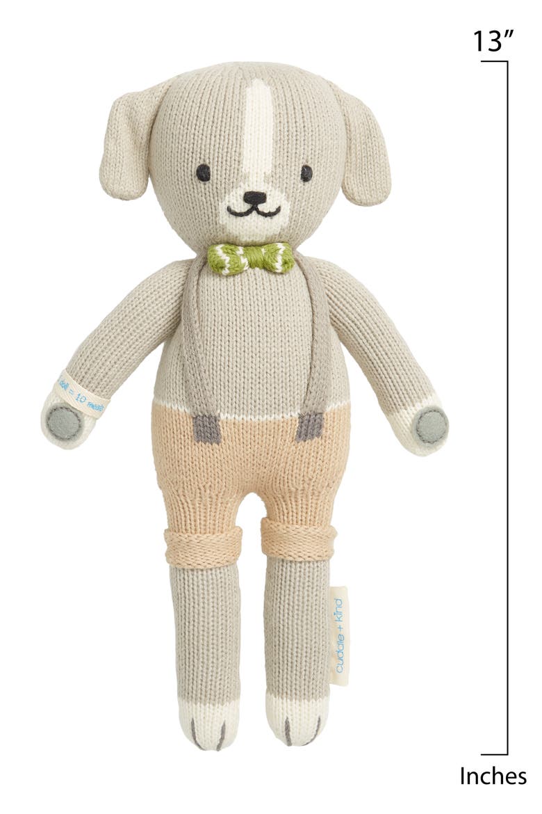 cuddle + kind Noah the Dog Stuffed Animal, Alternate, color, GREY