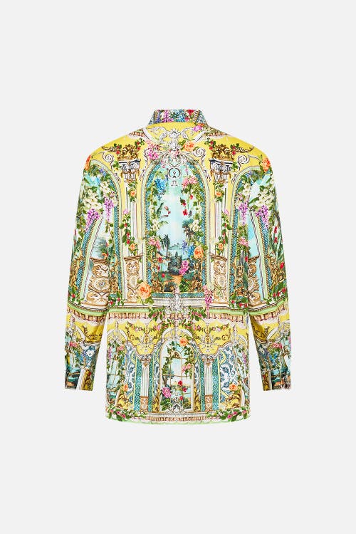 Camilla Long Sleeve Oversized Shirt Tales Of Topkapi Palace In Multi