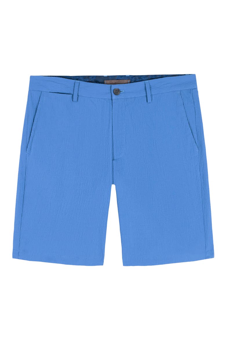 Thresher Crinkled Woven Shorts, Alternate, color, BLUE