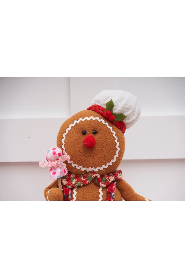 Mrs. Gingerbread Doll, Alternate, color, Red