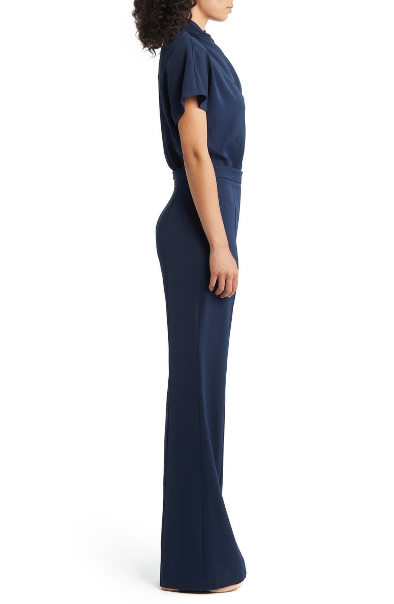 Black Halo Estella Short Sleeve Jumpsuit, Alternate, color, 