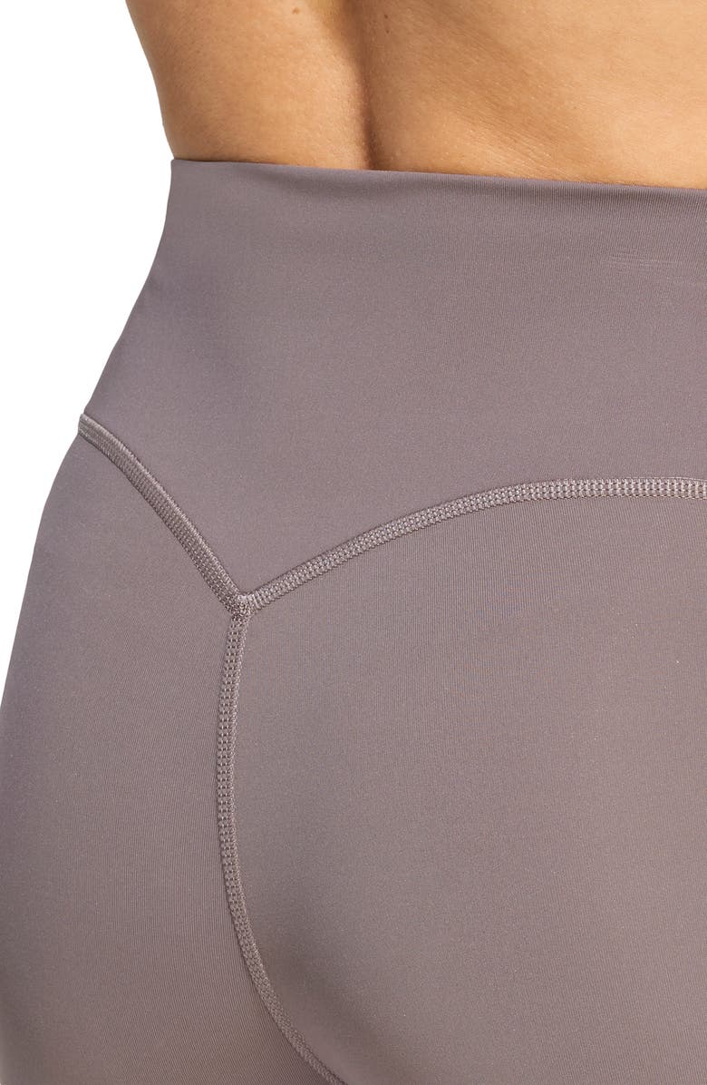 adidas Optime Workout 3-Stripes Climacool 7/8 Leggings, Alternate, color, Charcoal