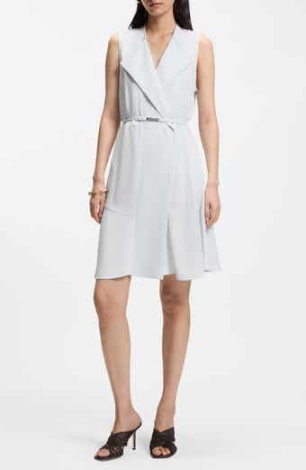 Dimosa Sleeveless Belted Wrap Dress