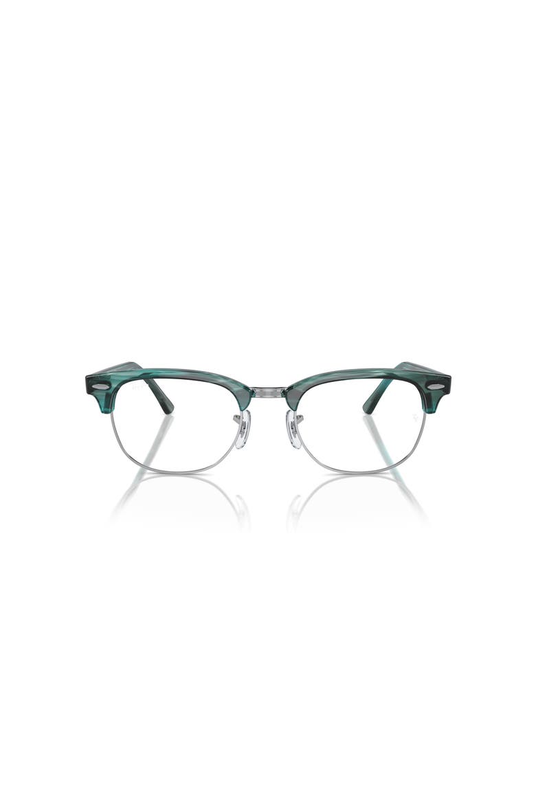 53mm Square optical glasses, Alternate, color, Green