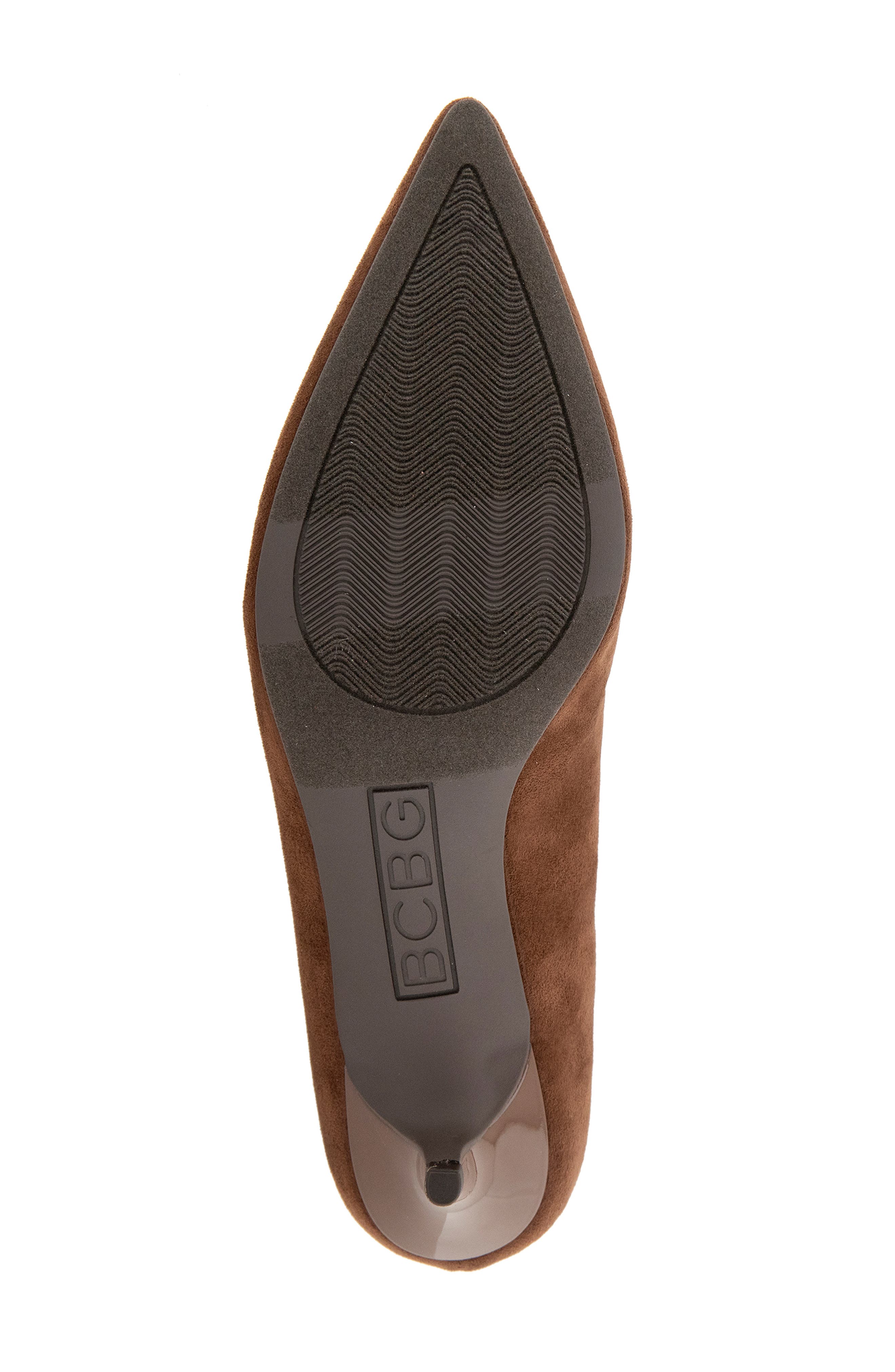 Pacsin Pointed Toe Kitten Heel Pump, Alternate, color, DARK BROWN