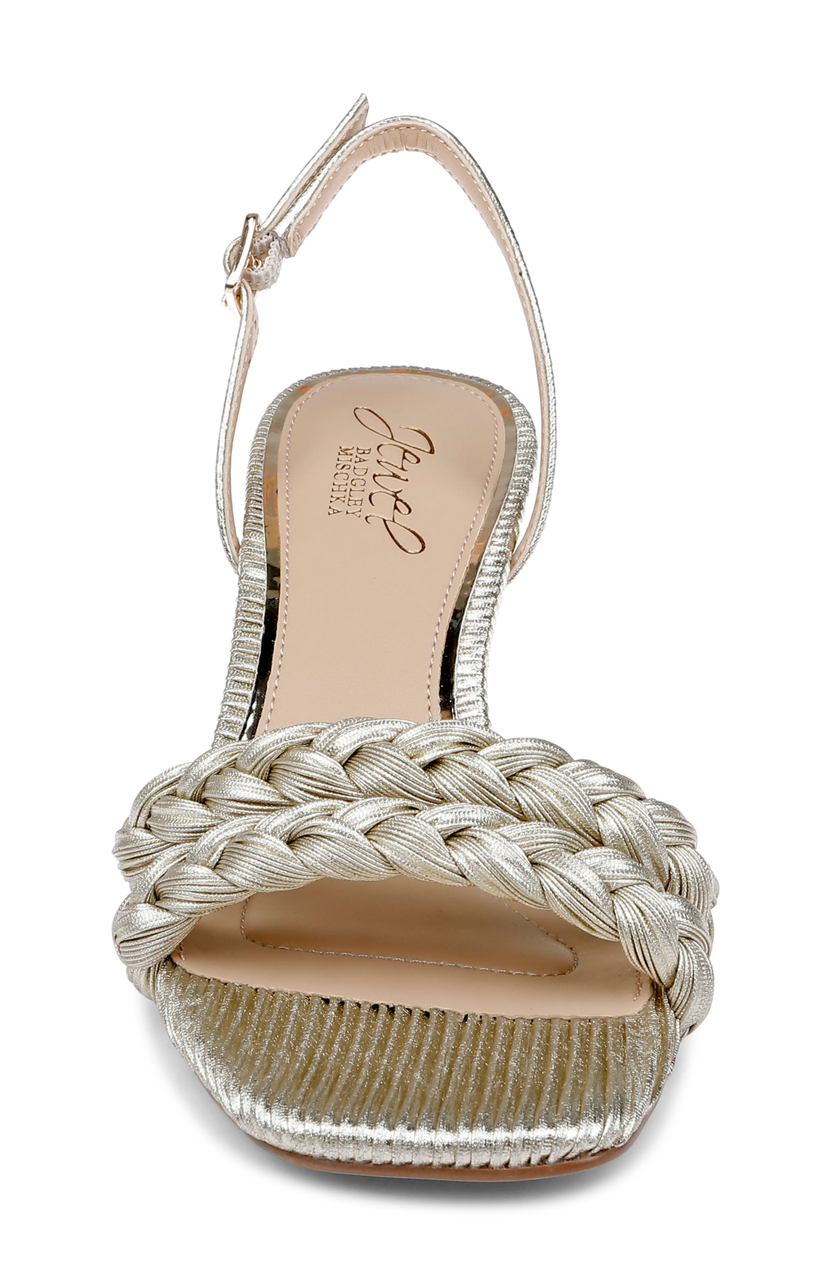 Sharon Slingback Sandal, Alternate, color, CHAMPAGNE GOLD