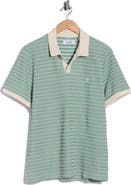 Original Penguin Crochet Stitch Johnny Collar Polo