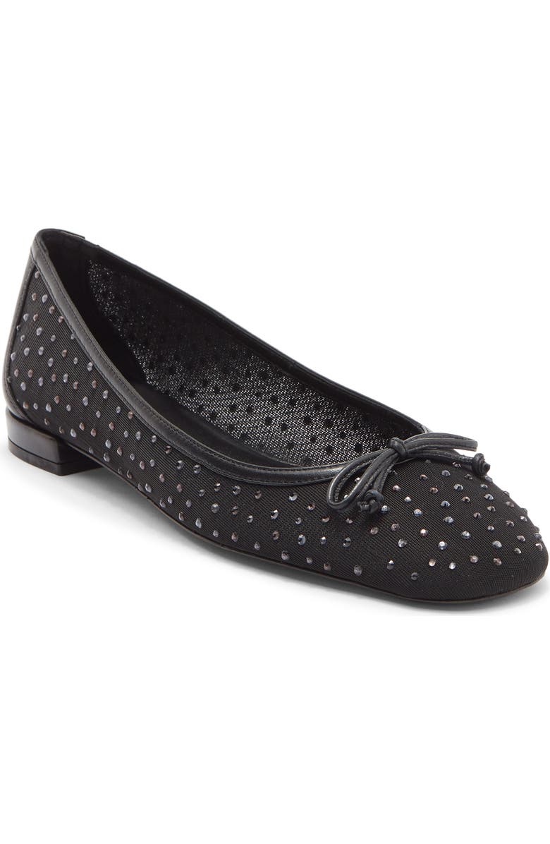 Stuart Weitzman Arabella Ballet Flat, Main, color, Black