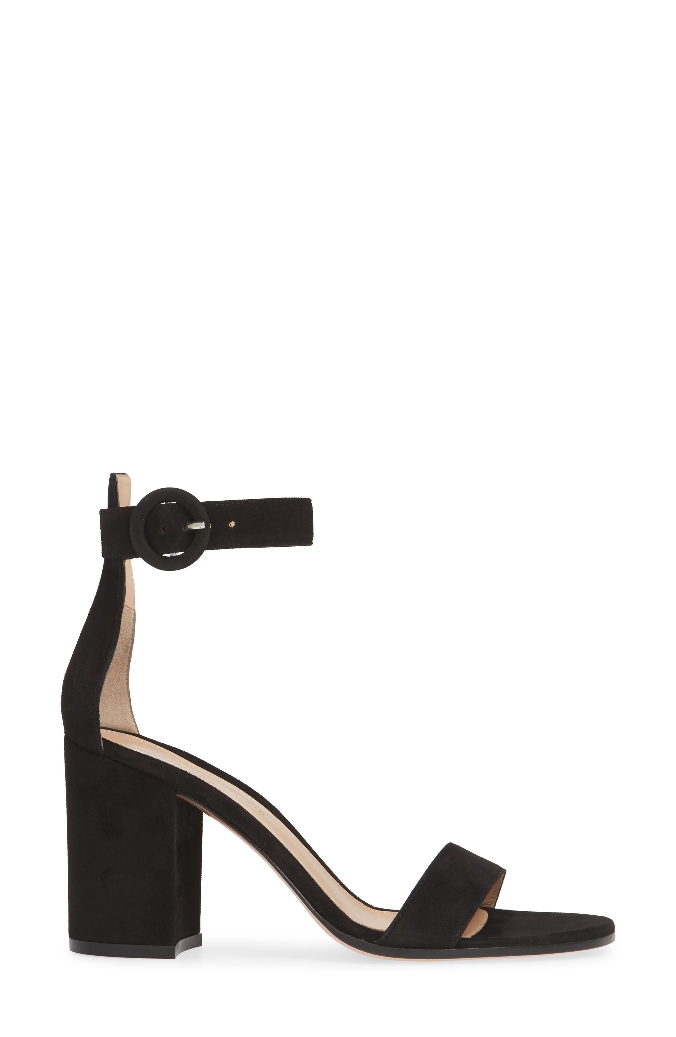 Gianvito Rossi Block Heel Sandal, Alternate, color, 