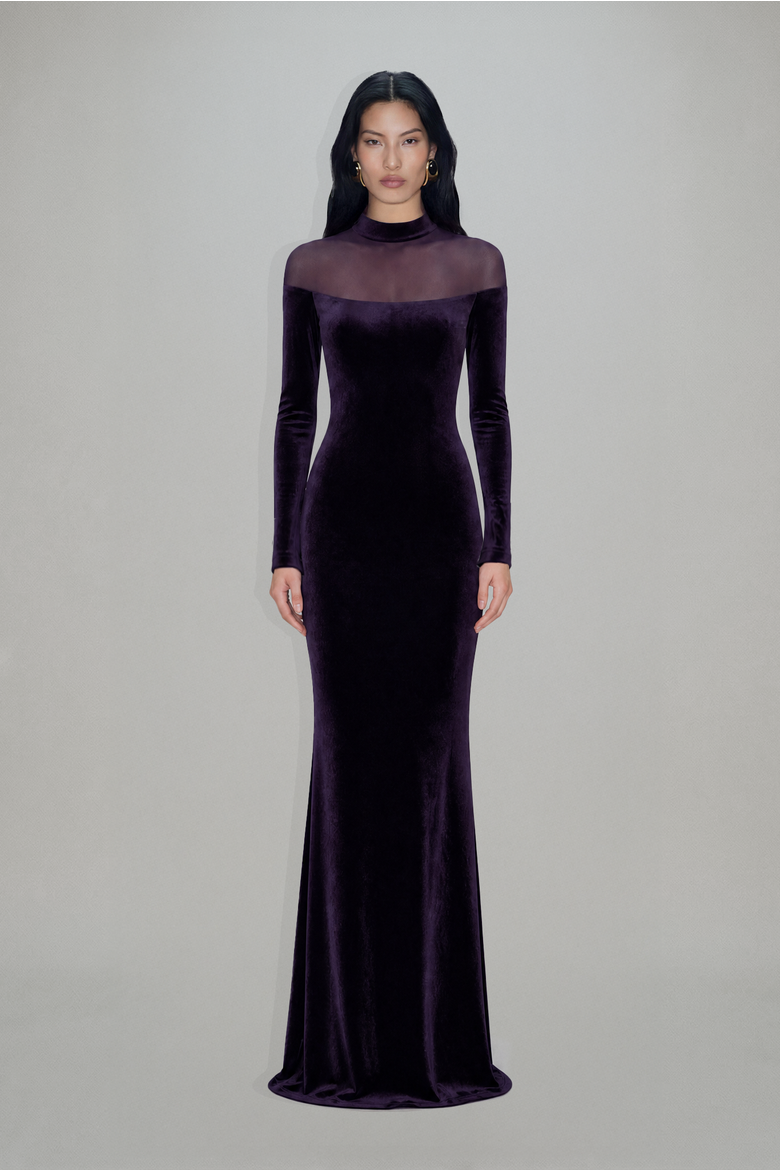 Benn Gown, Main, color, Blackberry
