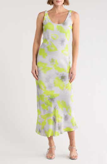 Topshop Print Satin Slipdress