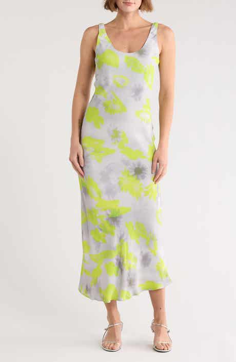 Topshop Print Satin Slipdress